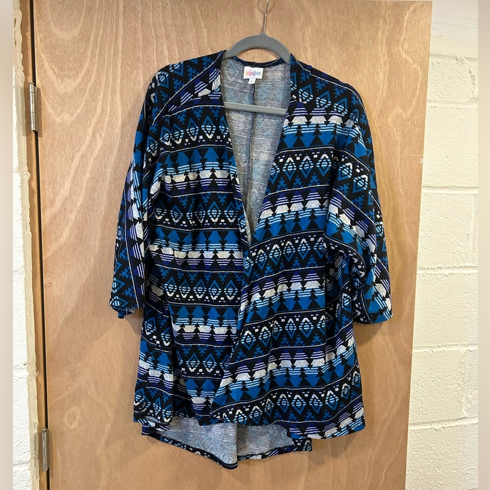 Lularoe Aztec print Lindsay Kimono